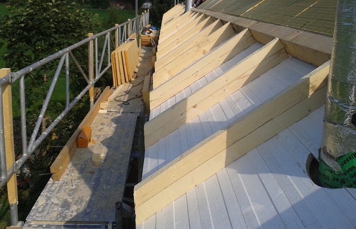 Höhenausgleich an der Traufe 3Hohenausgleich an der Traufe